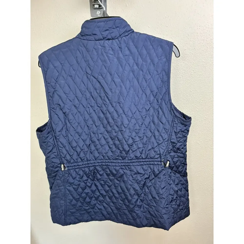 Croft & Barrow XL Blue Quilted Vest